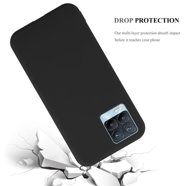 Realme 8 4G / 8 PRO Skal Fodral Case Cover Mobilskydd av flexibelt TPU-silikon