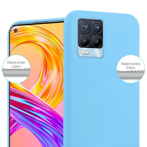 Realme 8 4G / 8 PRO Skal Fodral Case Cover Mobilskydd av flexibelt TPU-silikon