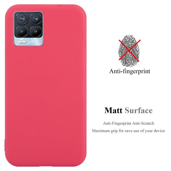 Realme 8 4G / 8 PRO Skal Fodral Case Cover Mobilskydd av flexibelt TPU-silikon