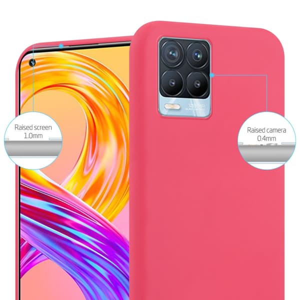Realme 8 4G / 8 PRO Skal Fodral Case Cover Mobilskydd av flexibelt TPU-silikon