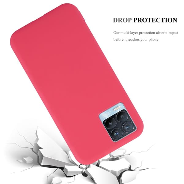 Realme 8 4G / 8 PRO Skal Fodral Case Cover Mobilskydd av flexibelt TPU-silikon
