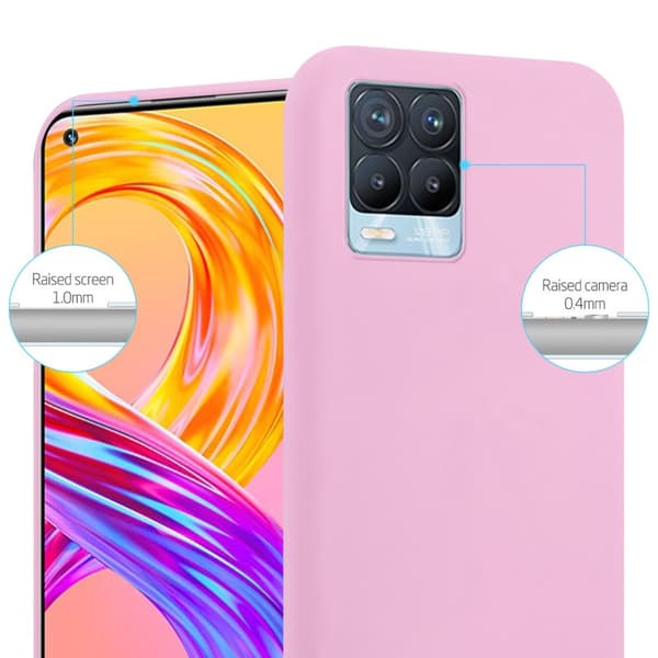 Realme 8 4G / 8 PRO Skal Fodral Case Cover Mobilskydd av flexibelt TPU-silikon