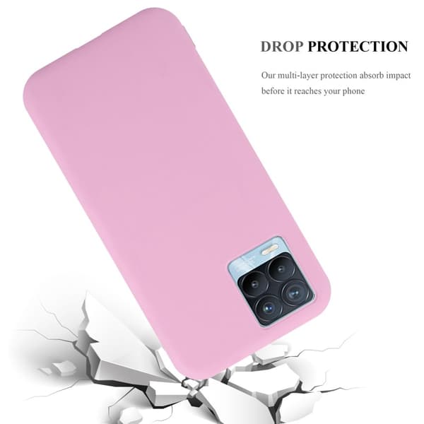 Realme 8 4G / 8 PRO Skal Fodral Case Cover Mobilskydd av flexibelt TPU-silikon