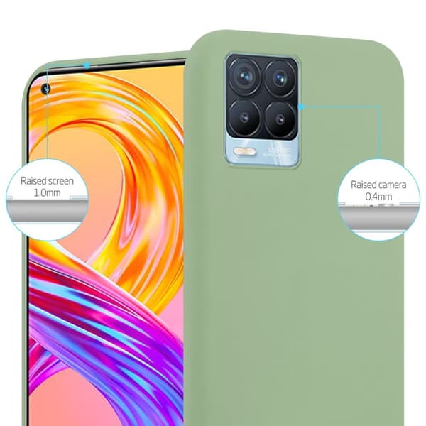 Realme 8 4G / 8 PRO Skal Fodral Case Cover Mobilskydd av flexibelt TPU-silikon