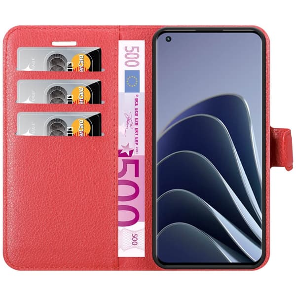 OnePlus 10 PRO 5G Suojakotelo Lompakkokotelo Matkapuhelinkotelo Suojakuori jossa magneettisuljenta, jalusta-toiminto ja korttitasku