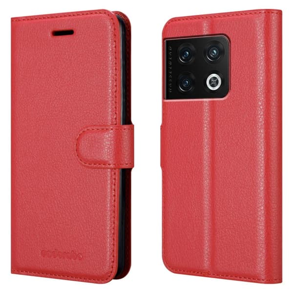 OnePlus 10 PRO 5G Suojakotelo Lompakkokotelo Matkapuhelinkotelo Suojakuori jossa magneettisuljenta, jalusta-toiminto ja korttitasku