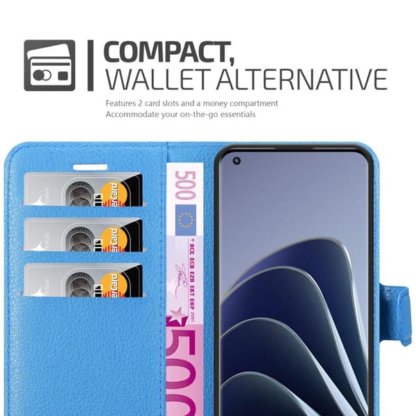 OnePlus 10 PRO 5G Suojakotelo Lompakkokotelo Matkapuhelinkotelo Suojakuori jossa magneettisuljenta, jalusta-toiminto ja korttitasku