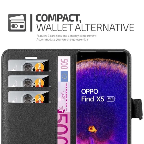 Oppo FIND X5 Pungetui Cover Case ()