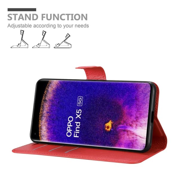 Oppo FIND X5 Pungetui Cover Case ()