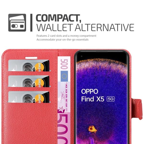Oppo FIND X5 Pungetui Cover Case ()