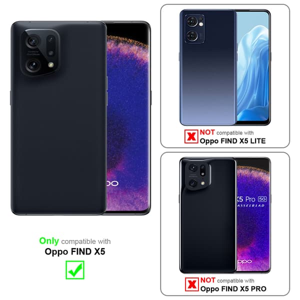 Oppo FIND X5 Pungetui Cover Case ()