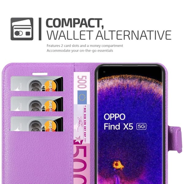Oppo FIND X5 Pungetui Cover Case ()