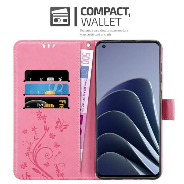 OnePlus 10 PRO 5G Pungetui Cover Blomster ()