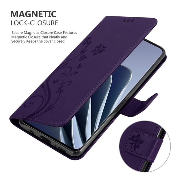 OnePlus 10 PRO 5G Pungetui Cover Blomster ()