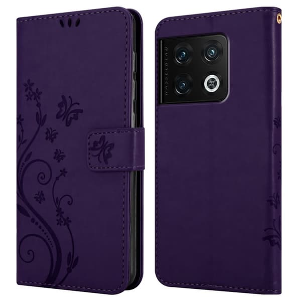 OnePlus 10 PRO 5G Pungetui Cover Blomster ()