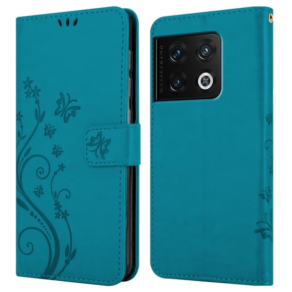 OnePlus 10 PRO 5G Pungetui Cover Blomster ()