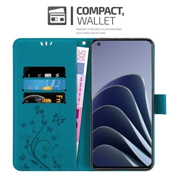 OnePlus 10 PRO 5G Pungetui Cover Blomster ()