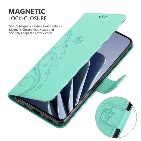 OnePlus 10 PRO 5G Pungetui Cover Blomster ()