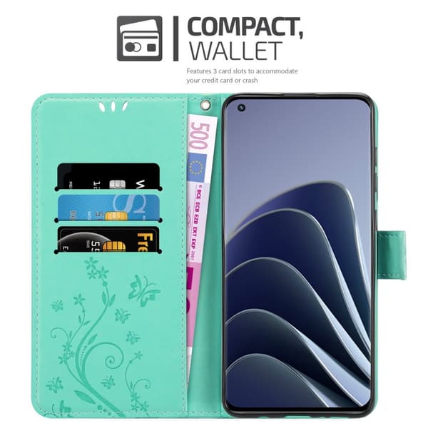 OnePlus 10 PRO 5G Pungetui Cover Blomster ()