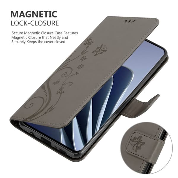 OnePlus 10 PRO 5G Pungetui Cover Blomster ()