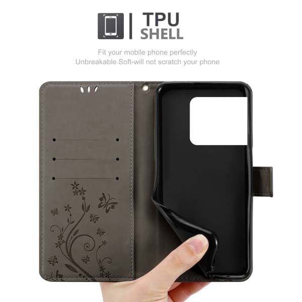 OnePlus 10 PRO 5G Pungetui Cover Blomster ()