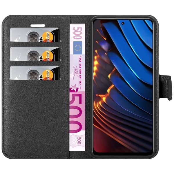 Deksel til Xiaomi POCO X3 GT Lommebokdeksel med magnetisk lukking, stativfunksjon og kortlomme