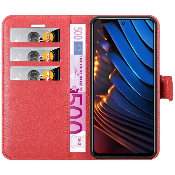 Xiaomi POCO X3 GT Suojakotelo Lompakkokotelo Matkapuhelinkotelo Suojakuori jossa magneettisuljenta, jalusta-toiminto ja korttitasku