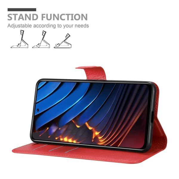 Xiaomi POCO X3 GT Suojakotelo Lompakkokotelo Matkapuhelinkotelo Suojakuori jossa magneettisuljenta, jalusta-toiminto ja korttitasku