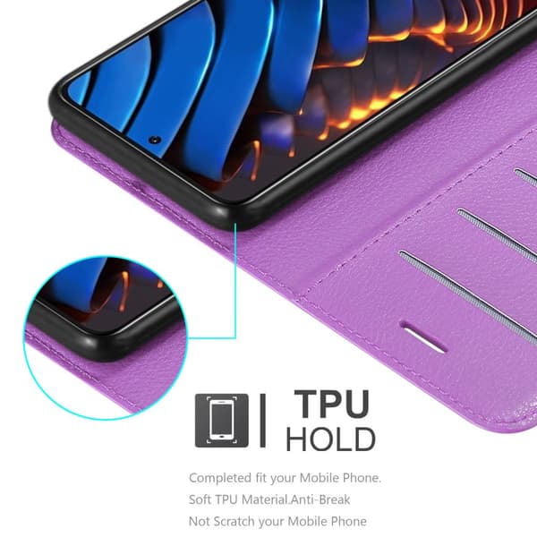 Deksel til Xiaomi POCO X3 GT Lommebokdeksel med magnetisk lukking, stativfunksjon og kortlomme