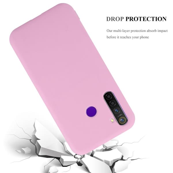 Realme 5 / 5i / 6i / C3 Skal Fodral Case Cover Mobilskydd av flexibelt TPU-silikon