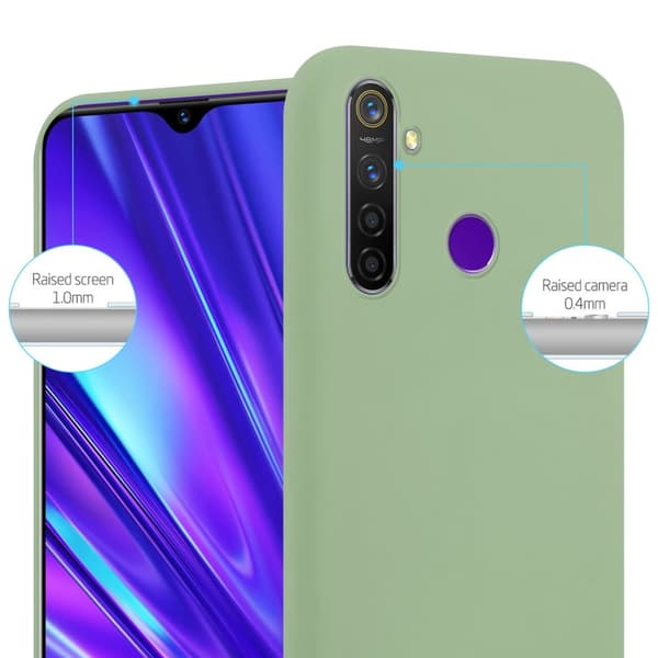 Realme 5 / 5i / 6i / C3 Skal Fodral Case Cover Mobilskydd av flexibelt TPU-silikon