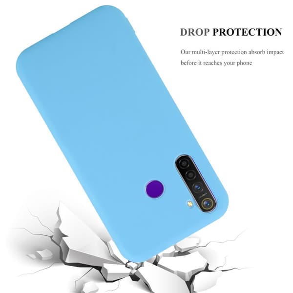 Realme 5 / 5i / 6i / C3 Skal Fodral Case Cover Mobilskydd av flexibelt TPU-silikon