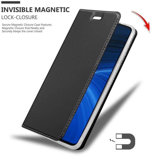 Realme X2 PRO / Oppo Reno Ace Suojakotelo Suojakuori Lompakkokotelo Matkapuhelinkotelo jossa magneettisuljenta, jalusta-toiminto ja korttitasku