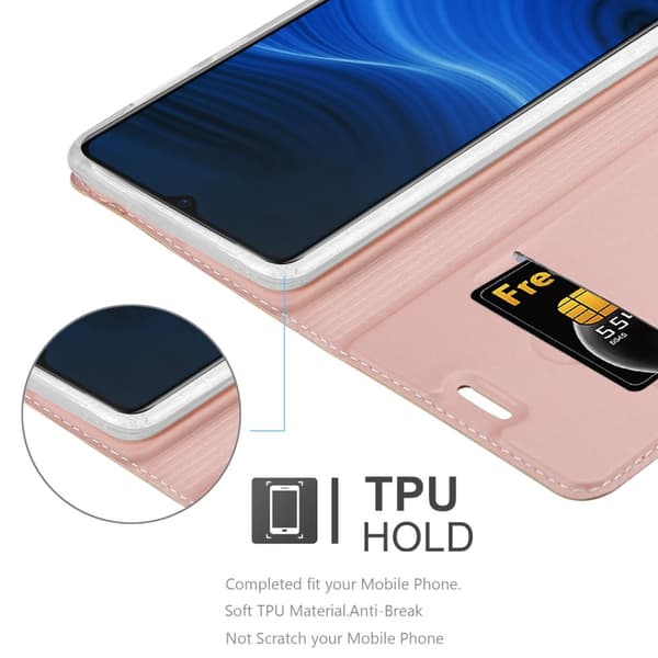 Realme X2 PRO / Oppo Reno Ace Suojakotelo Suojakuori Lompakkokotelo Matkapuhelinkotelo jossa magneettisuljenta, jalusta-toiminto ja korttitasku