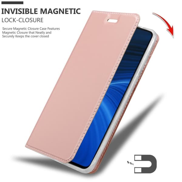 Realme X2 PRO / Oppo Reno Ace Suojakotelo Suojakuori Lompakkokotelo Matkapuhelinkotelo jossa magneettisuljenta, jalusta-toiminto ja korttitasku
