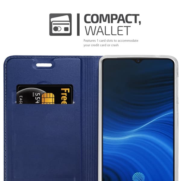 Realme X2 PRO / Oppo Reno Ace Suojakotelo Suojakuori Lompakkokotelo Matkapuhelinkotelo jossa magneettisuljenta, jalusta-toiminto ja korttitasku