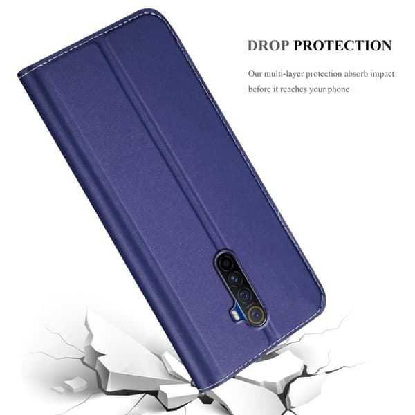 Realme X2 PRO / Oppo Reno Ace Suojakotelo Suojakuori Lompakkokotelo Matkapuhelinkotelo jossa magneettisuljenta, jalusta-toiminto ja korttitasku