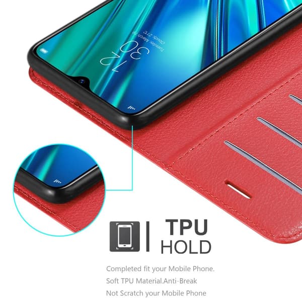 Realme 5 PRO / Realme Q Plånboksfodral Fodral Skal Case med magnetisk stängning, ståfunktion och kortplats
