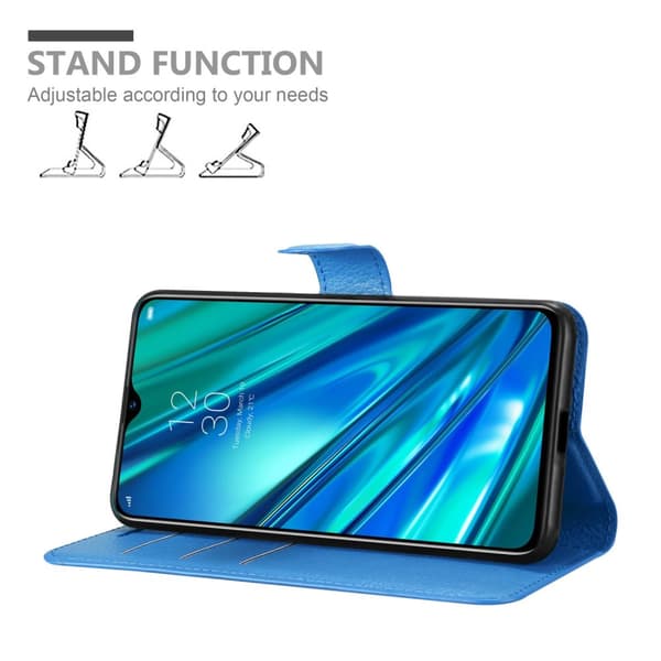 Realme 5 PRO / Realme Q Plånboksfodral Fodral Skal Case med magnetisk stängning, ståfunktion och kortplats