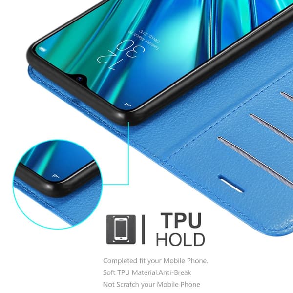 Realme 5 PRO / Realme Q Plånboksfodral Fodral Skal Case med magnetisk stängning, ståfunktion och kortplats