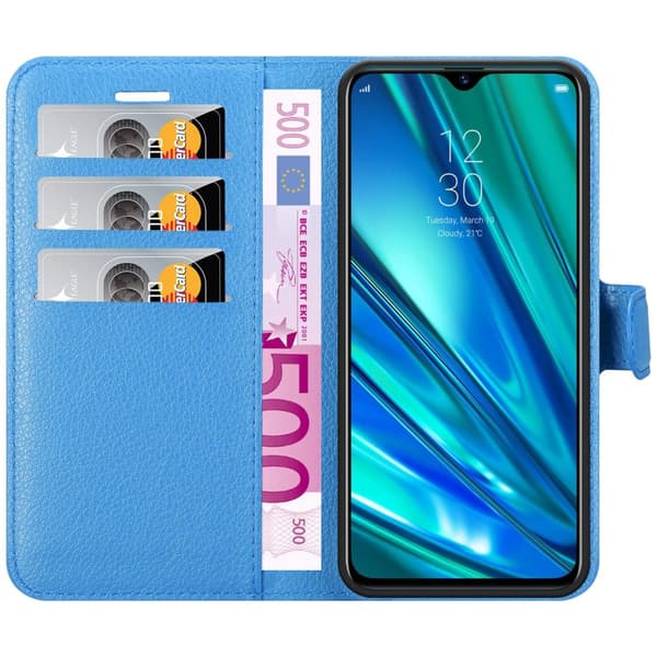 Realme 5 PRO / Realme Q Plånboksfodral Fodral Skal Case med magnetisk stängning, ståfunktion och kortplats