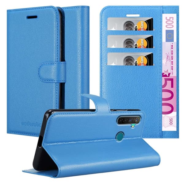 Realme 5 PRO / Realme Q Plånboksfodral Fodral Skal Case med magnetisk stängning, ståfunktion och kortplats