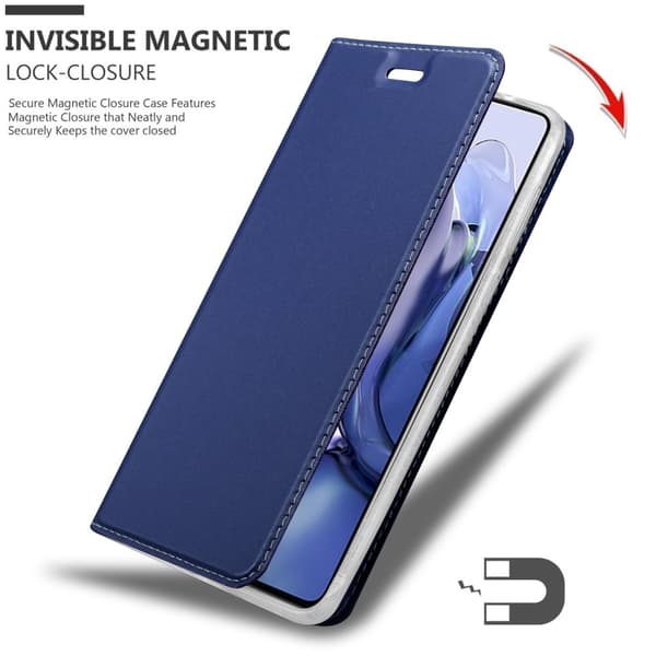 Xiaomi 11T / 11T PRO Suojakotelo Suojakuori Lompakkokotelo Matkapuhelinkotelo jossa magneettisuljenta, jalusta-toiminto ja korttitasku