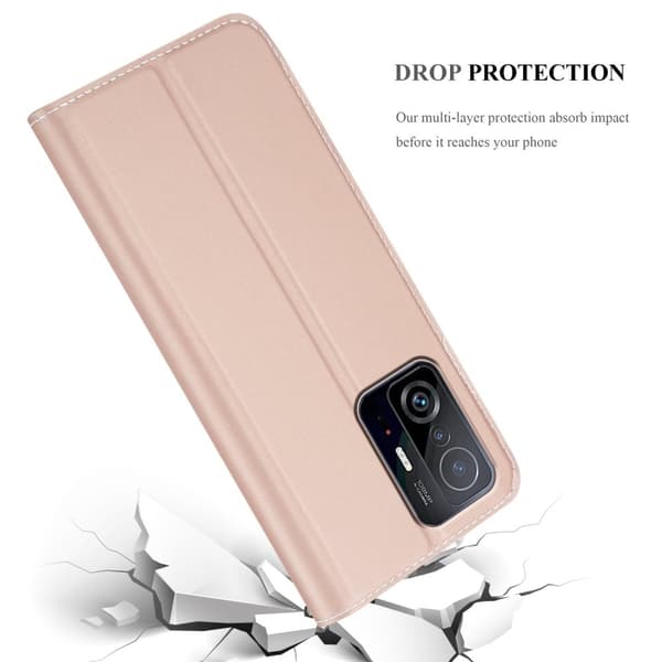 Xiaomi 11T / 11T PRO Suojakotelo Suojakuori Lompakkokotelo Matkapuhelinkotelo jossa magneettisuljenta, jalusta-toiminto ja korttitasku