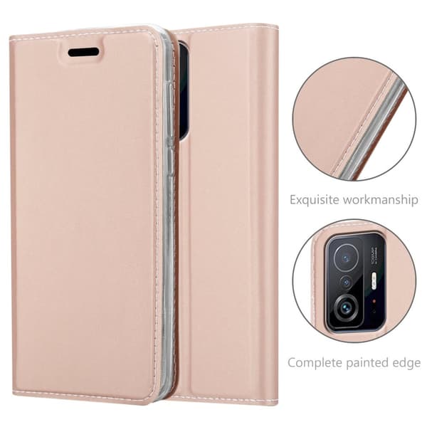 Xiaomi 11T / 11T PRO Suojakotelo Suojakuori Lompakkokotelo Matkapuhelinkotelo jossa magneettisuljenta, jalusta-toiminto ja korttitasku