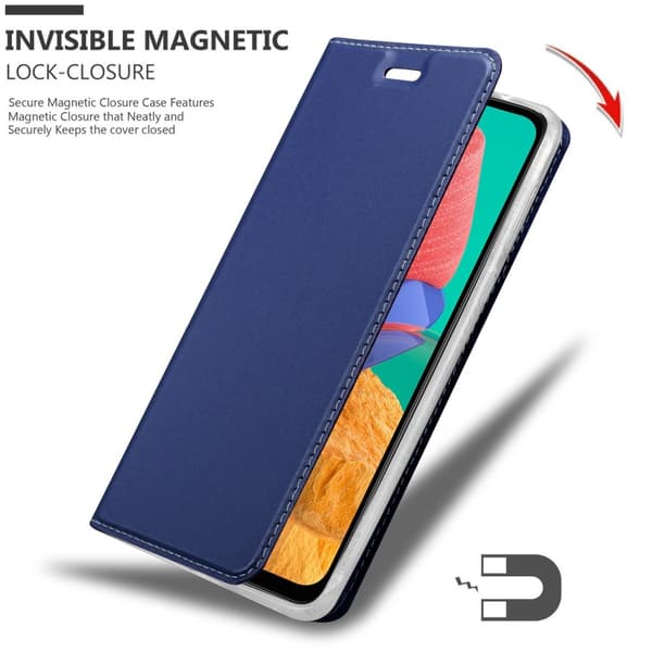 Samsung Galaxy M33 5G Suojakotelo Suojakuori Lompakkokotelo Matkapuhelinkotelo jossa magneettisuljenta, jalusta-toiminto ja korttitasku