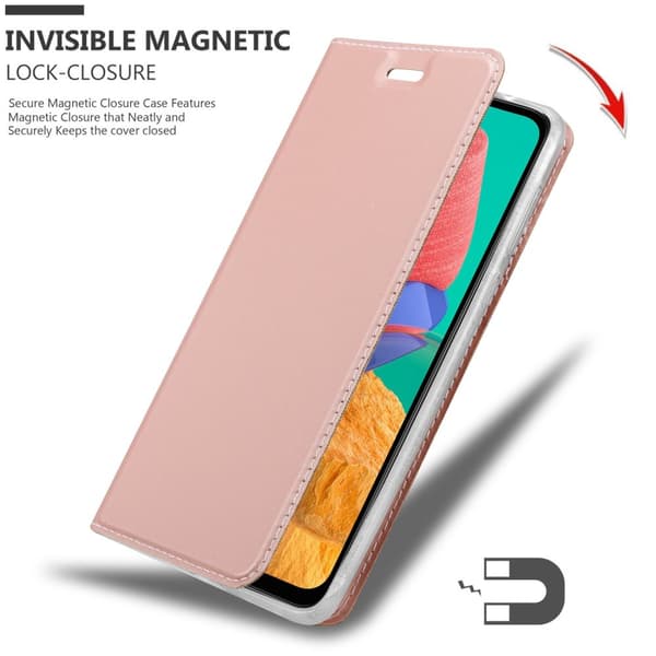 Samsung Galaxy M33 5G Suojakotelo Suojakuori Lompakkokotelo Matkapuhelinkotelo jossa magneettisuljenta, jalusta-toiminto ja korttitasku