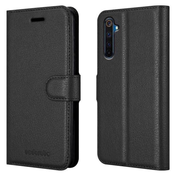 Realme 6 PRO Suojakotelo Lompakkokotelo Matkapuhelinkotelo Suojakuori jossa magneettisuljenta, jalusta-toiminto ja korttitasku