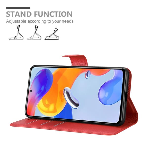 Xiaomi RedMi NOTE 11 PRO 4G / 5G Plånboksfodral Fodral Skal Case med magnetisk stängning, ståfunktion och kortplats