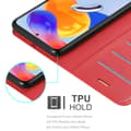 Pikkukuva 5 / 8: Xiaomi RedMi NOTE 11 PRO 4G / 5G Suojakotelo Lompakkokotelo Matkapuhelinkotelo Suojakuori jossa magneettisuljenta, jalusta-toiminto ja korttitasku
